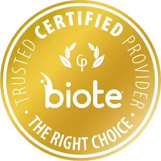 Biote Trusted Certified Provider seal